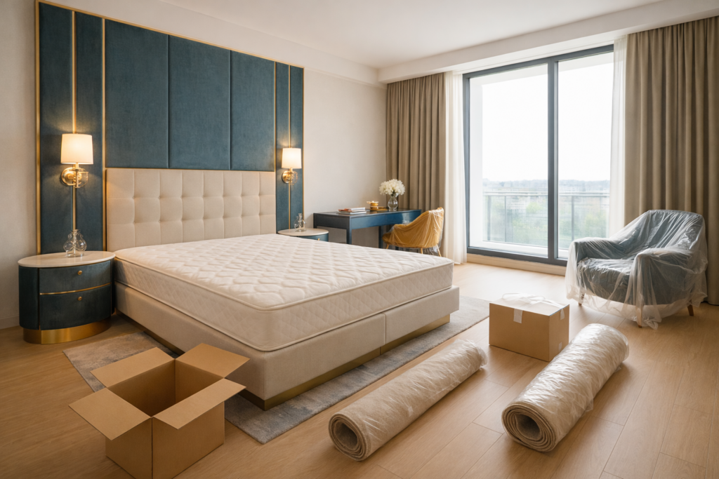 installation chambre hotel